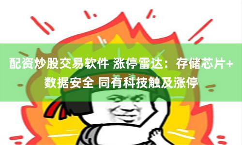 配资炒股交易软件 涨停雷达：存储芯片+数据安全 同有科技触及涨停