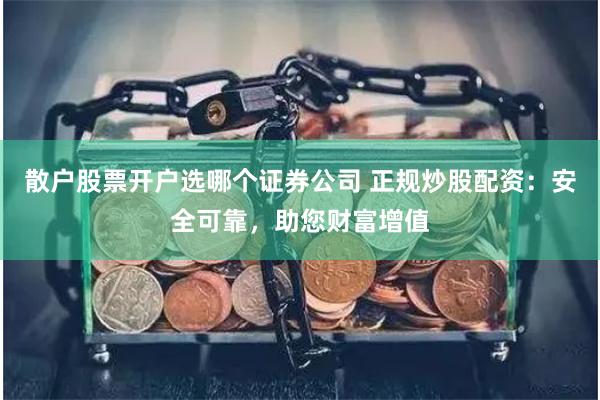 散户股票开户选哪个证券公司 正规炒股配资：安全可靠，助您财富增值